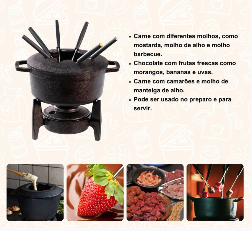 09 aparelho de fondue em ferro fundido 85 5