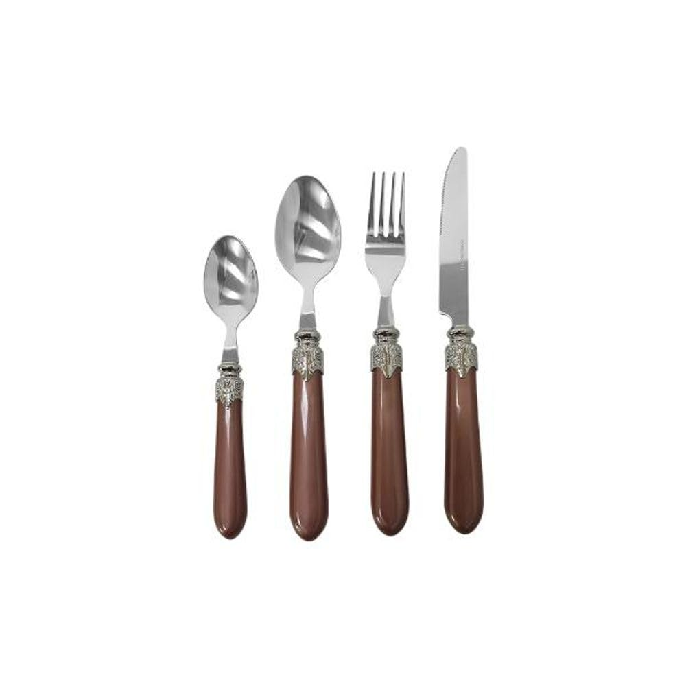 01 faqueiro saint michel 16 pcs terracota