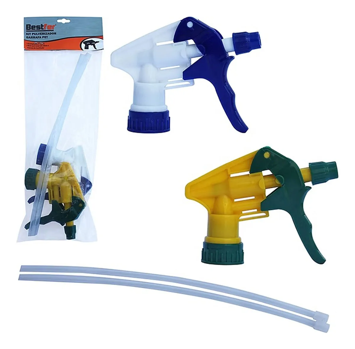 03 kit gatilho spray para garrafa pet