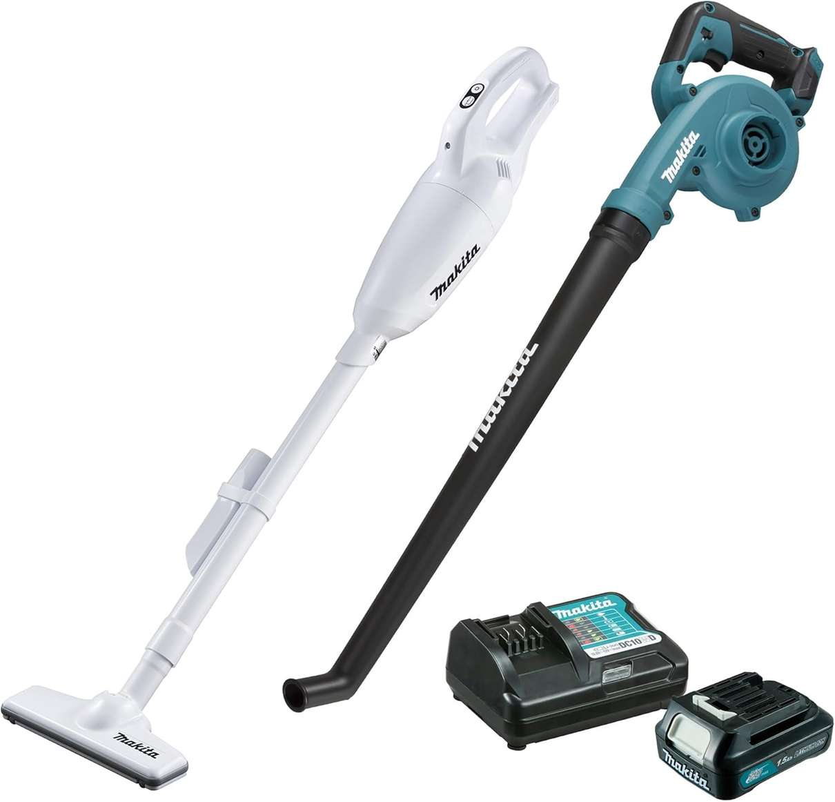 08 kit soprador de ar ub101dz aspirador de po cl108fd dc10wd a bateria