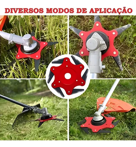 d nq np 679625 mlb75569933298 042024 o kit 3 lminas para rocadeira lmina disco 6 ponta disco