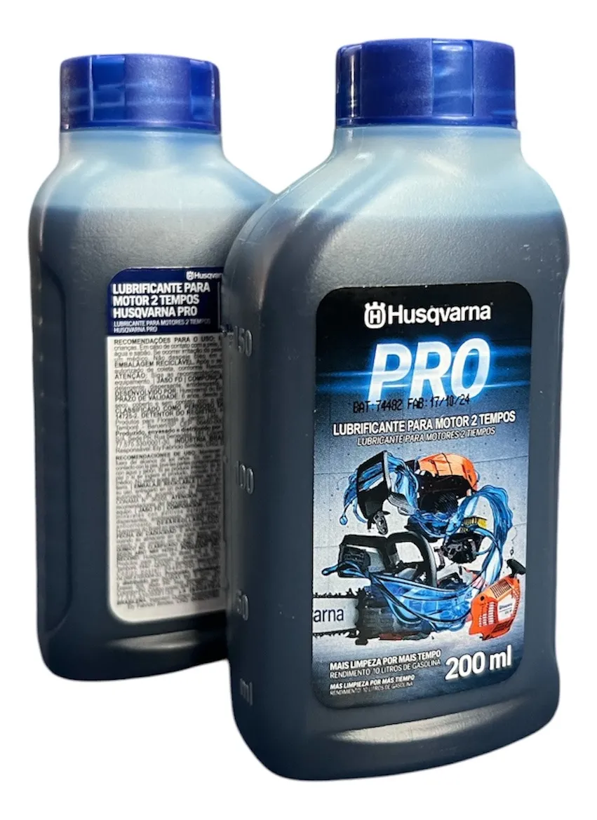 d nq np 2x 605408 mlb82710841101 022025 f oleo para motor 2 tempos lubrificante husqvarna 200ml