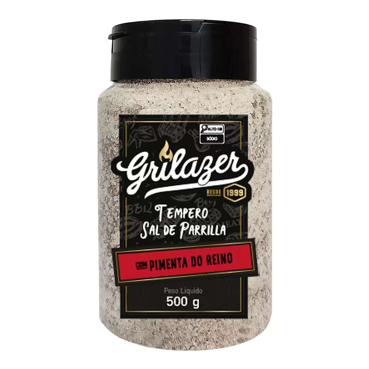 sal de parrilla com pimenta do reino