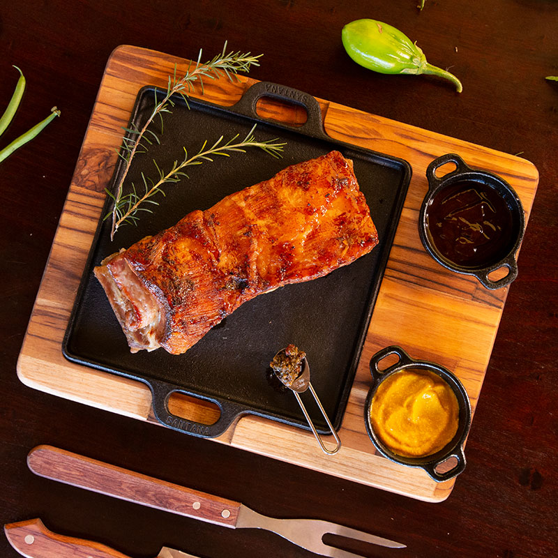 chapa com molheira e suporte de madeira 313 4 50c9224c51effab0cc5dbe5ab8b14dd6